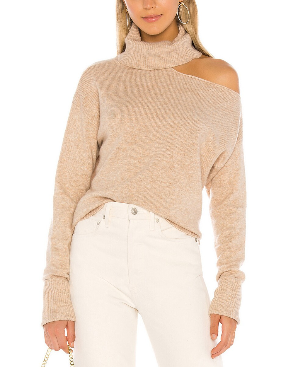 Paige Chic Camel Raundi Sweater Size S
